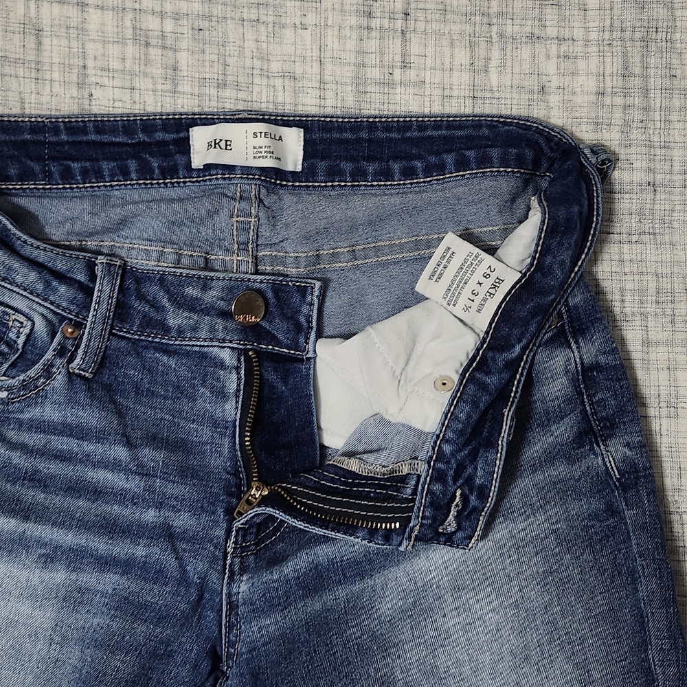 BKE Stella Slim Low Rise Super Flare Jeans Women's 29x31.5
